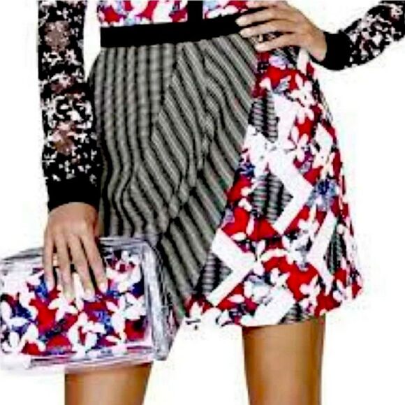 Peter Pilotto Faux Wrap Skirt Sz 10 - Picture 2 of 7